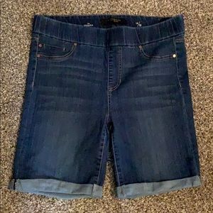 Liverpool stretch denim shorts